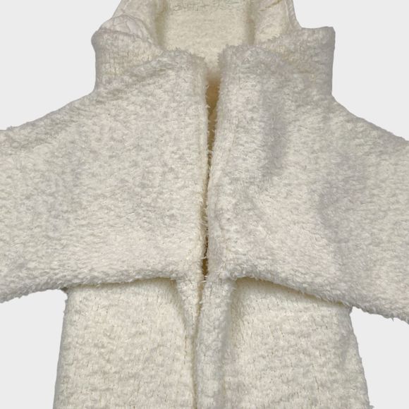 SKIMS Cozy Knit Boucle Set Pullover Sweater Relaxed Pants in Bone Women's M/L - Picture 4 of 13